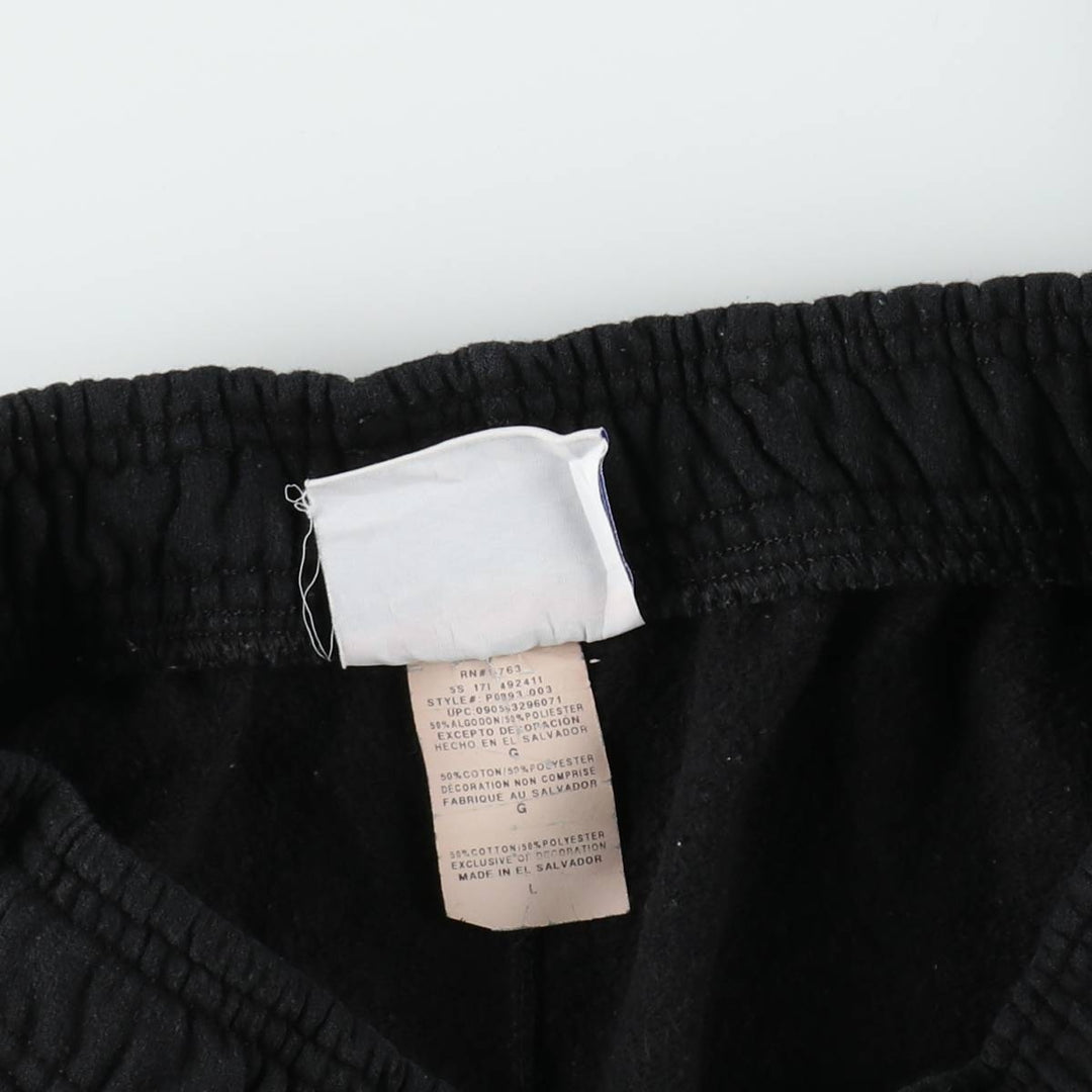 Champion Authentic Athletic Wear Sweatpants, Women's Size L (approx.) cotton black type Vintage Second Hand