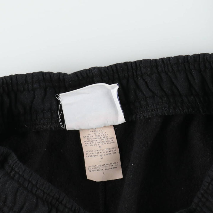 Champion Authentic Athletic Wear Sweatpants, Women's Size L (approx.) cotton black type Vintage Second Hand