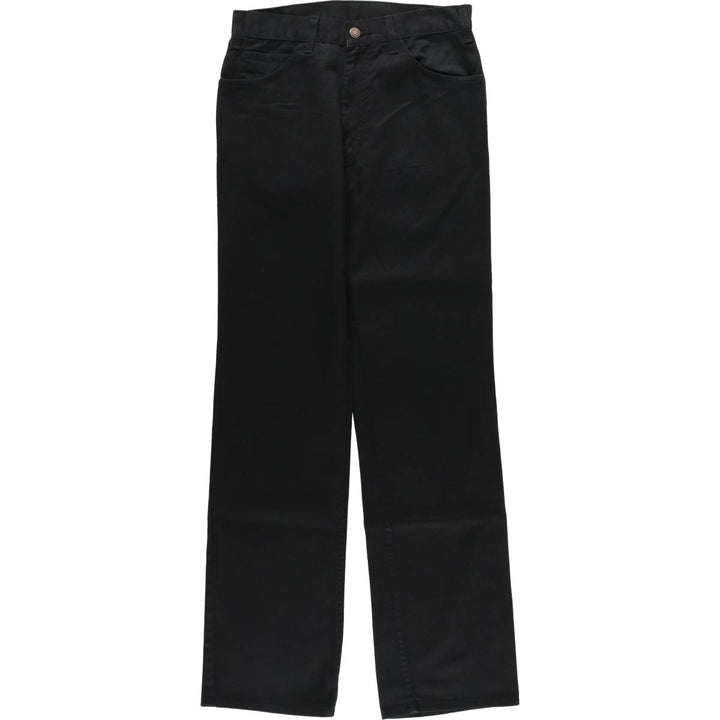 1990'S Levi's STA-PREST Euro Model Slacks Pants, Made in Italy, Men's W29 (approx.), Vintage cotton black type Vintage Second Hand