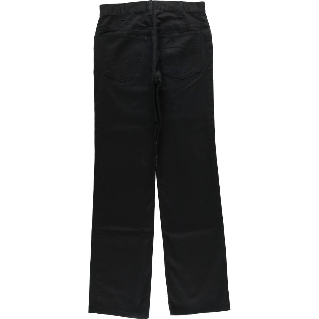 1990'S Levi's STA-PREST Euro Model Slacks Pants, Made in Italy, Men's W29 (approx.), Vintage cotton black type Vintage Second Hand