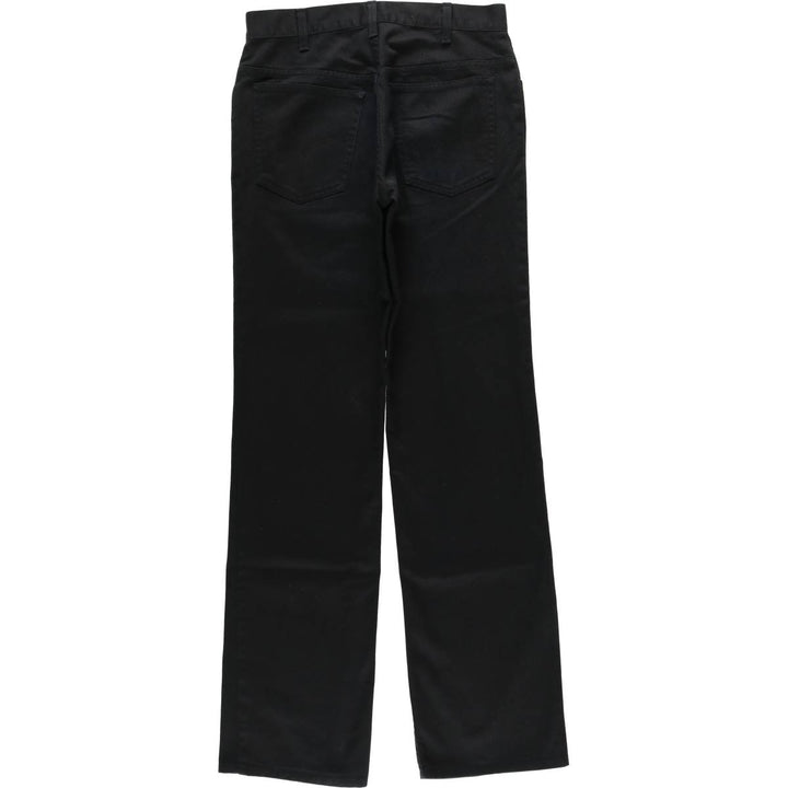 1990'S Levi's STA-PREST Euro Model Slacks Pants, Made in Italy, Men's W29 (approx.), Vintage cotton black type Vintage Second Hand