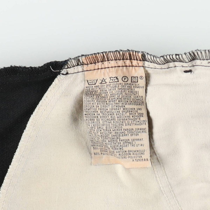 1990'S Levi's STA-PREST Euro Model Slacks Pants, Made in Italy, Men's W29 (approx.), Vintage cotton black type Vintage Second Hand