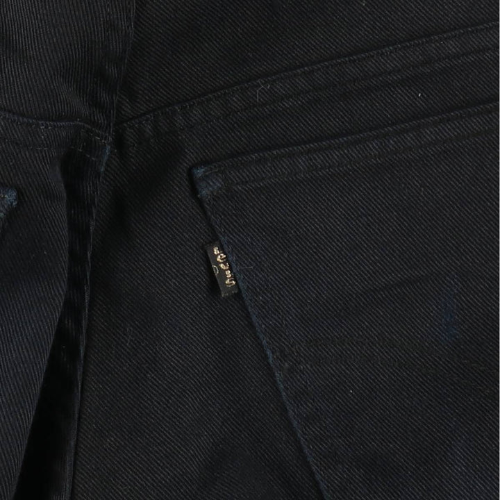 1990'S Levi's STA-PREST Euro Model Slacks Pants, Made in Italy, Men's W29 (approx.), Vintage cotton black type Vintage Second Hand