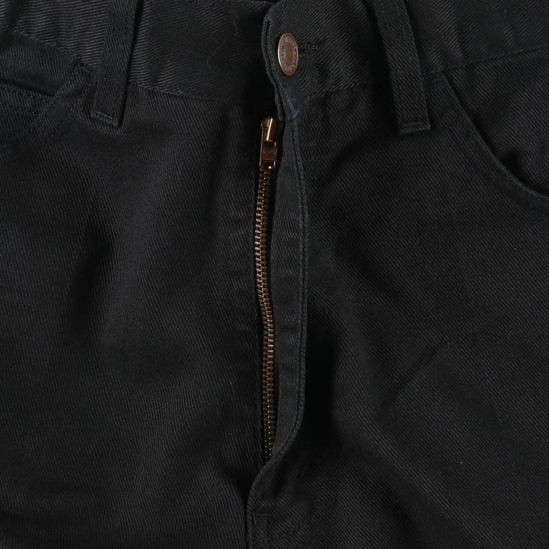 1990'S Levi's STA-PREST Euro Model Slacks Pants, Made in Italy, Men's W29 (approx.), Vintage cotton black type Vintage Second Hand