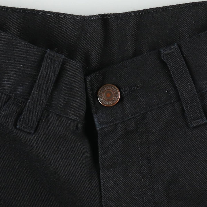 1990'S Levi's STA-PREST Euro Model Slacks Pants, Made in Italy, Men's W29 (approx.), Vintage cotton black type Vintage Second Hand