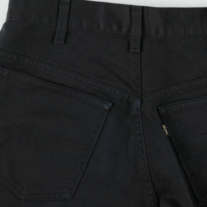 1990'S Levi's STA-PREST Euro Model Slacks Pants, Made in Italy, Men's W29 (approx.), Vintage cotton black type Vintage Second Hand