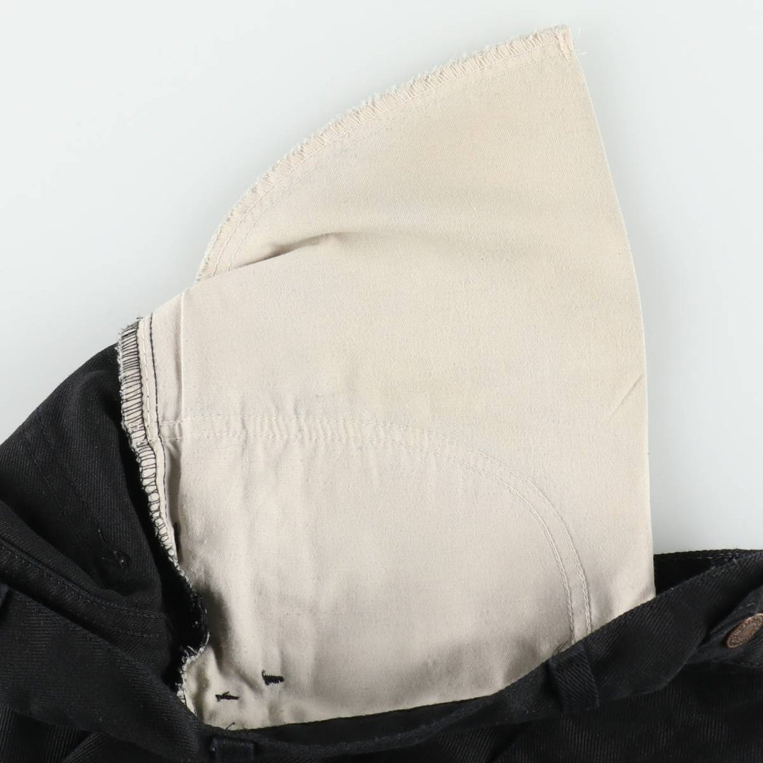 1990'S Levi's STA-PREST Euro Model Slacks Pants, Made in Italy, Men's W29 (approx.), Vintage cotton black type Vintage Second Hand