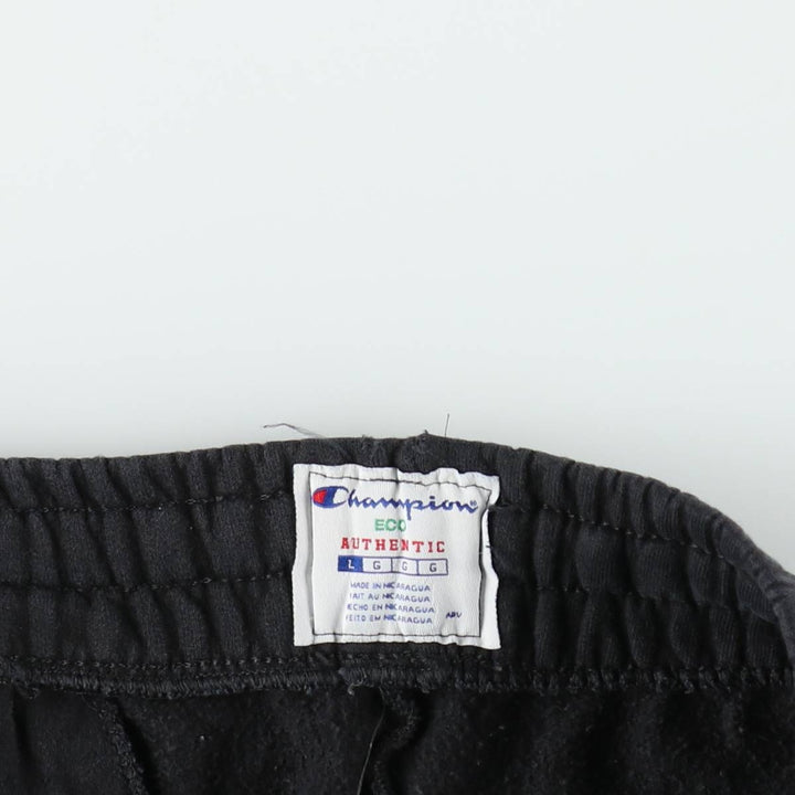 Champion ECO AUTHENTIC sweatpants (women's size L, equivalent to 2000s) cotton black type Vintage Second Hand
