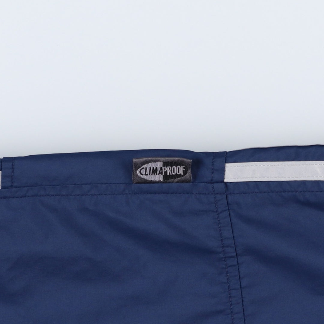 Adidas warm-up pants, nylon pants, crinkle pants, men's size L polyester blue type Vintage Second Hand