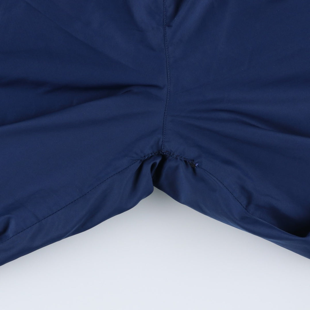 Adidas warm-up pants, nylon pants, crinkle pants, men's size L polyester blue type Vintage Second Hand