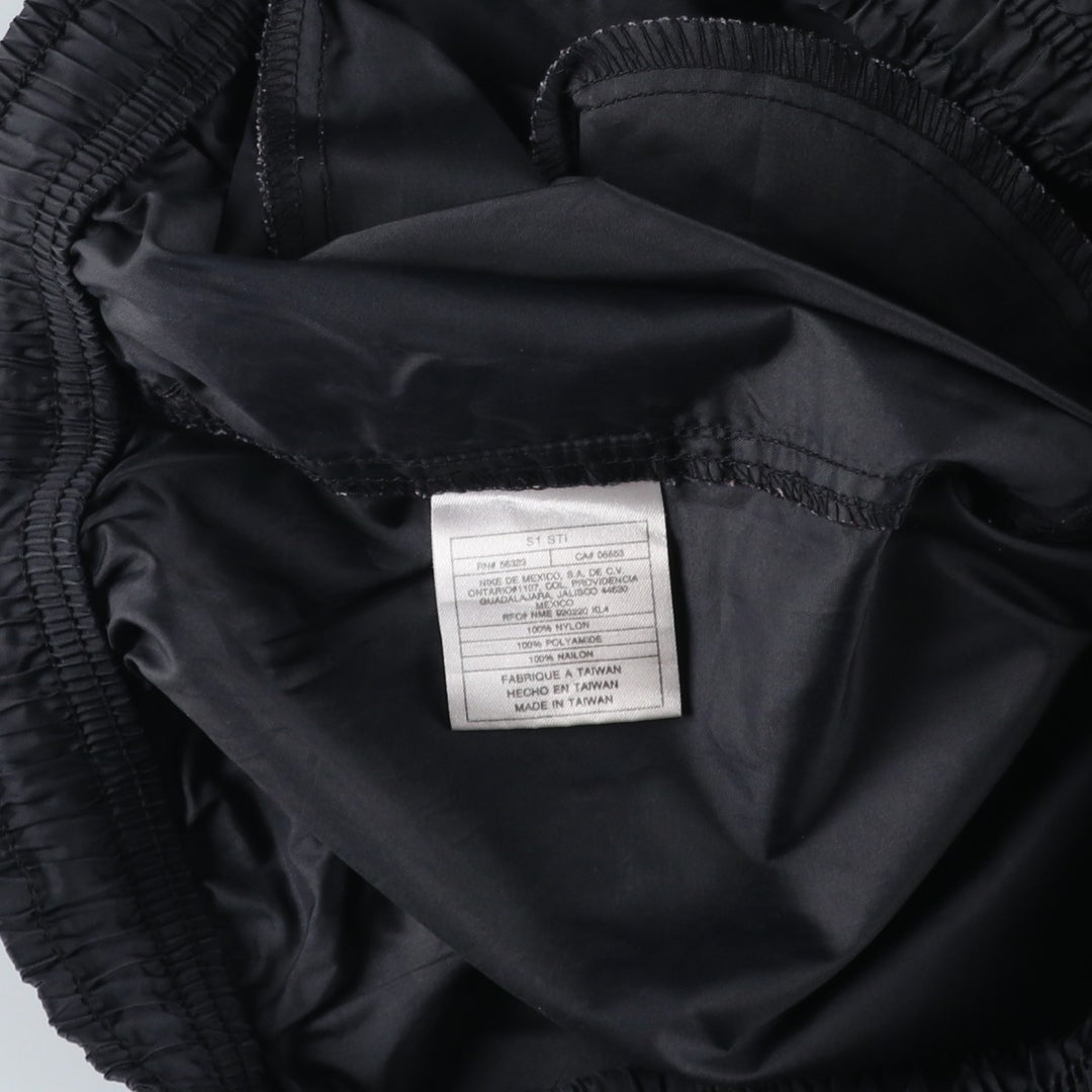 00'S Nike Nylon Pants, Shaka Shaka Pants, Men's M size Nylon black type Vintage Second Hand