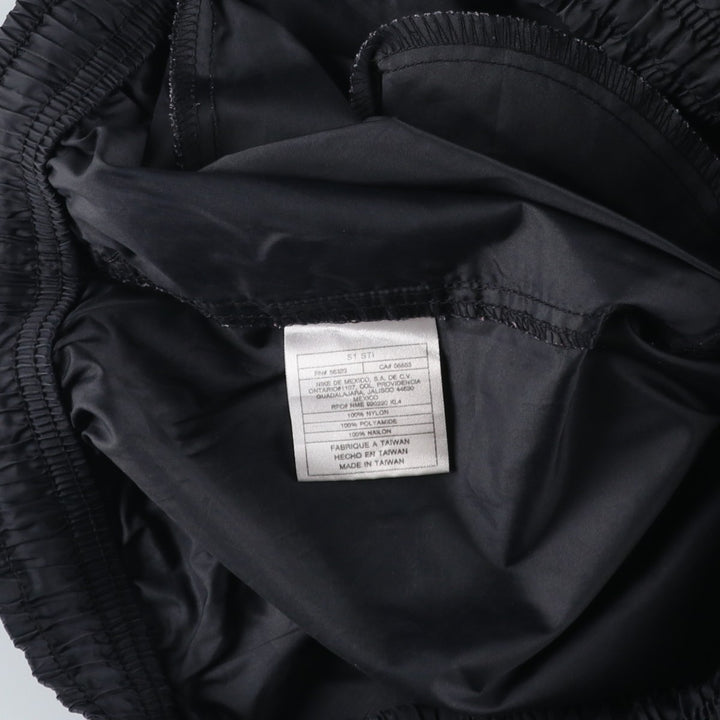 00'S Nike Nylon Pants, Shaka Shaka Pants, Men's M size Nylon black type Vintage Second Hand