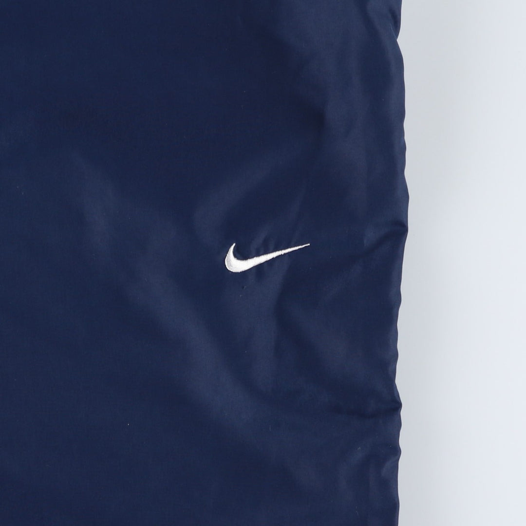 00'S Nike Warm-up Pants, Nylon Pants, Rustling Pants, Men's M Size polyester navy blue type Vintage Second Hand