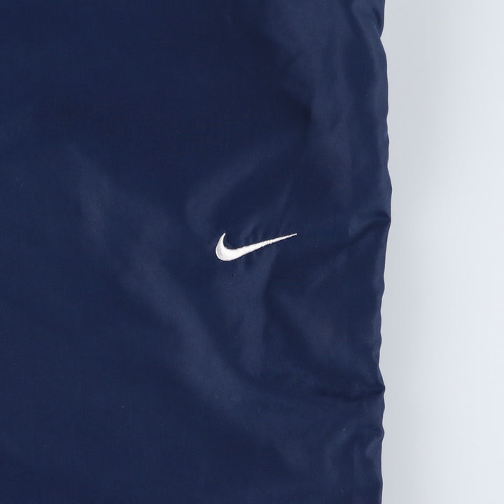 00'S Nike Warm-up Pants, Nylon Pants, Rustling Pants, Men's M Size polyester navy blue type Vintage Second Hand