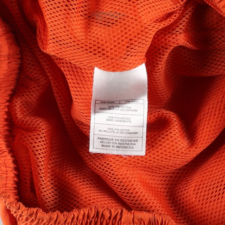 90'S Nike Team Warm-up Pants, College Style Nylon Pants, Men's Size L (Equivalent), Vintage polyester orange type Vintage Second Hand