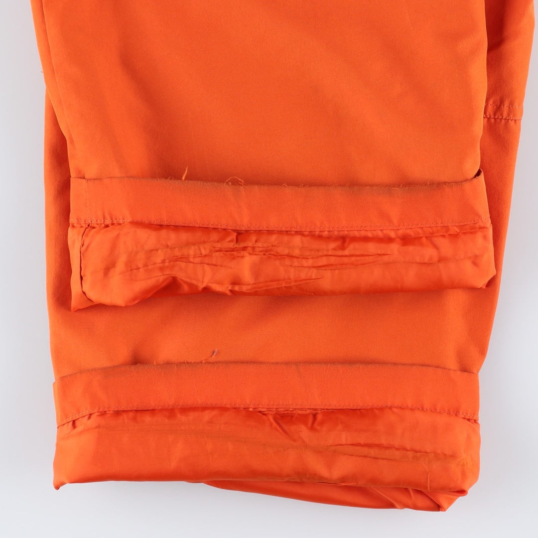 90'S Nike Team Warm-up Pants, College Style Nylon Pants, Men's Size L (Equivalent), Vintage polyester orange type Vintage Second Hand