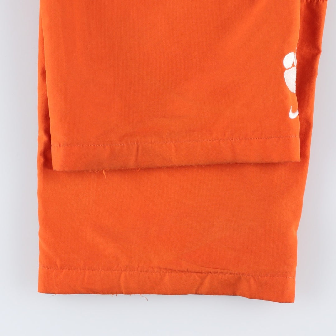 90'S Nike Team Warm-up Pants, College Style Nylon Pants, Men's Size L (Equivalent), Vintage polyester orange type Vintage Second Hand