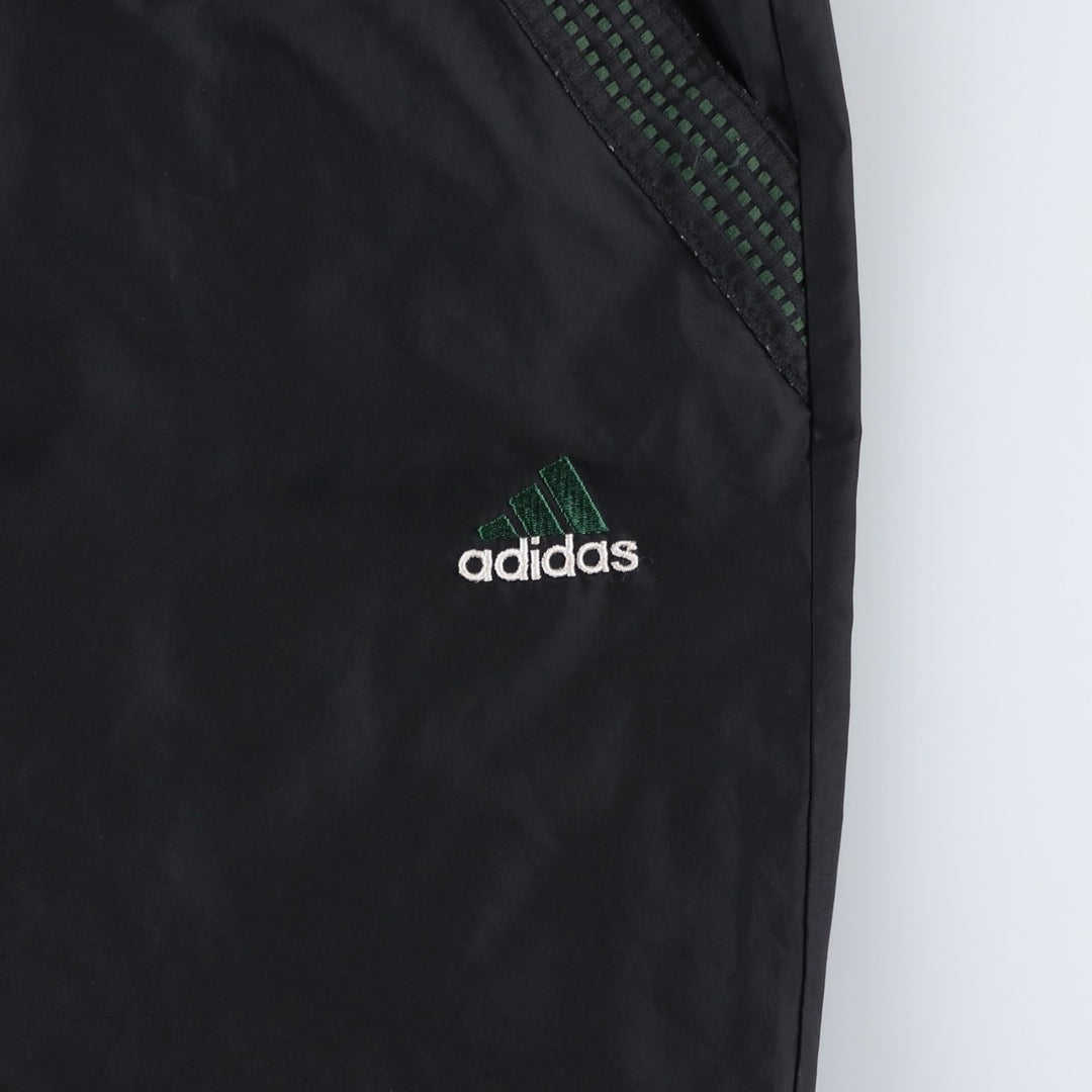 90s-00'S Adidas Warm-Up Pants, Nylon, Shaka Shaka Pants, Men's Size L, Vintage polyester black type Vintage Second Hand