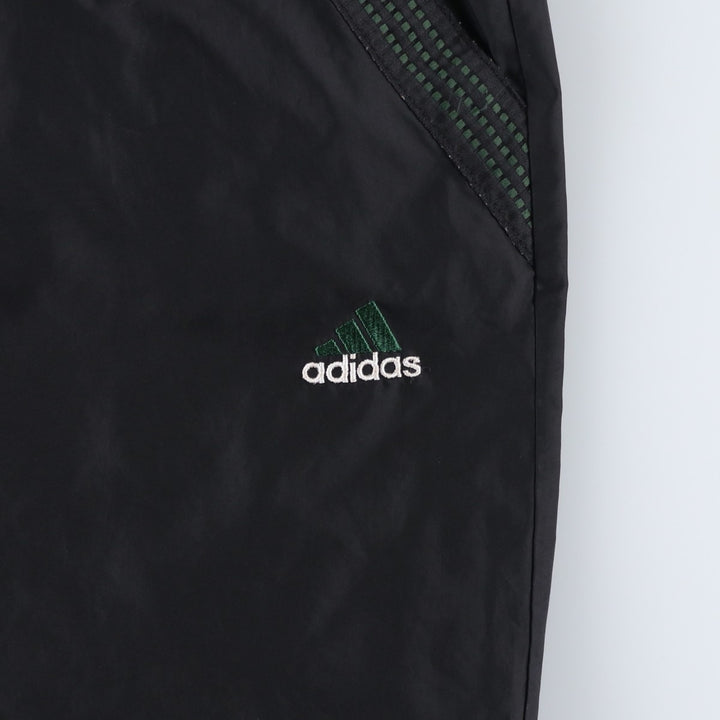 90s-00'S Adidas Warm-Up Pants, Nylon, Shaka Shaka Pants, Men's Size L, Vintage polyester black type Vintage Second Hand