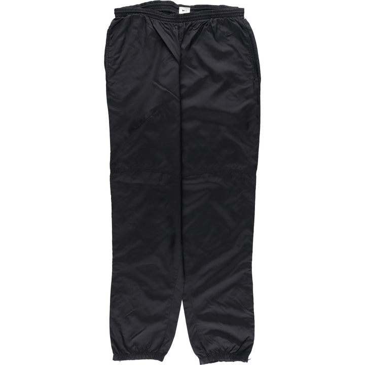 90'S Nike Nylon Pants, Shaka Shaka Pants, Men's XL Size, Vintage Nylon black type Vintage Second Hand