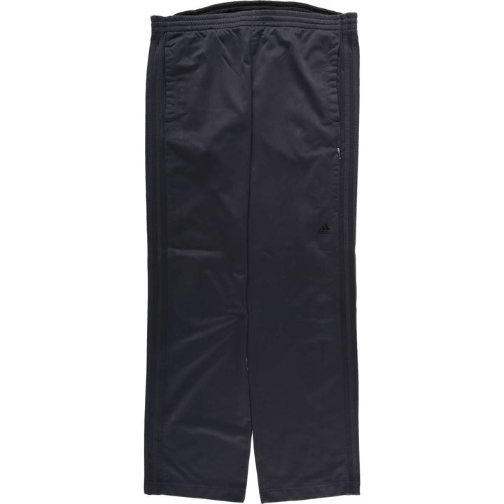 Adidas adidas jersey pants track pants men's size L polyester black type Vintage Second Hand