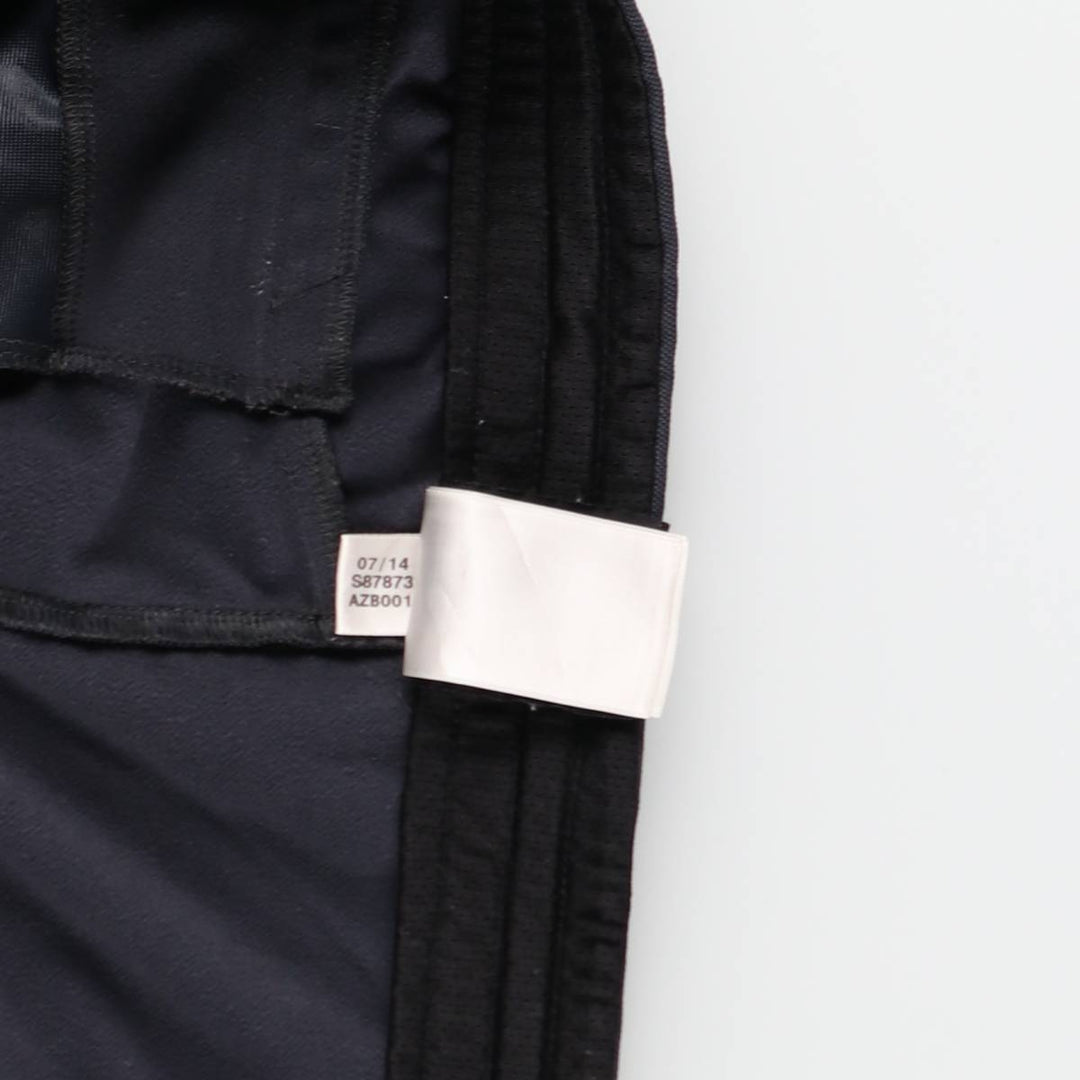 Adidas adidas jersey pants track pants men's size L polyester black type Vintage Second Hand