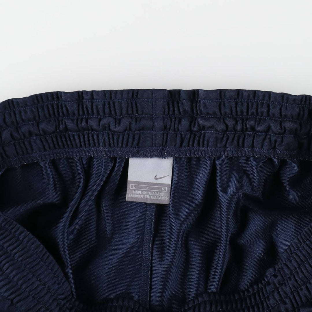 2000'S Nike Track Pants, Men's Size L polyester navy blue type Vintage Second Hand