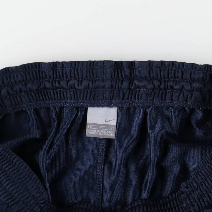 2000'S Nike Track Pants, Men's Size L polyester navy blue type Vintage Second Hand