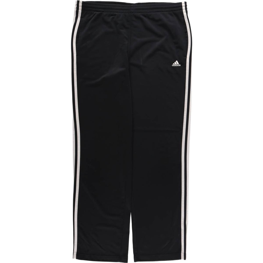 00'S adidas jersey pants track pants men's XL size polyester black type Vintage Second Hand