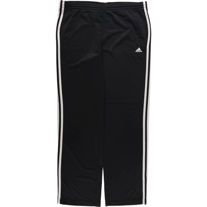 00'S adidas jersey pants track pants men's XL size polyester black type Vintage Second Hand