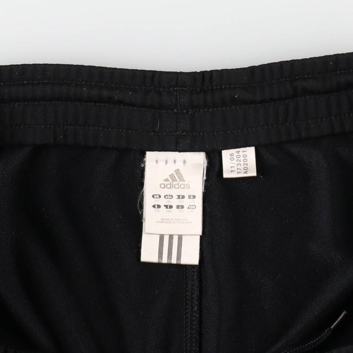 00'S adidas jersey pants track pants men's XL size polyester black type Vintage Second Hand
