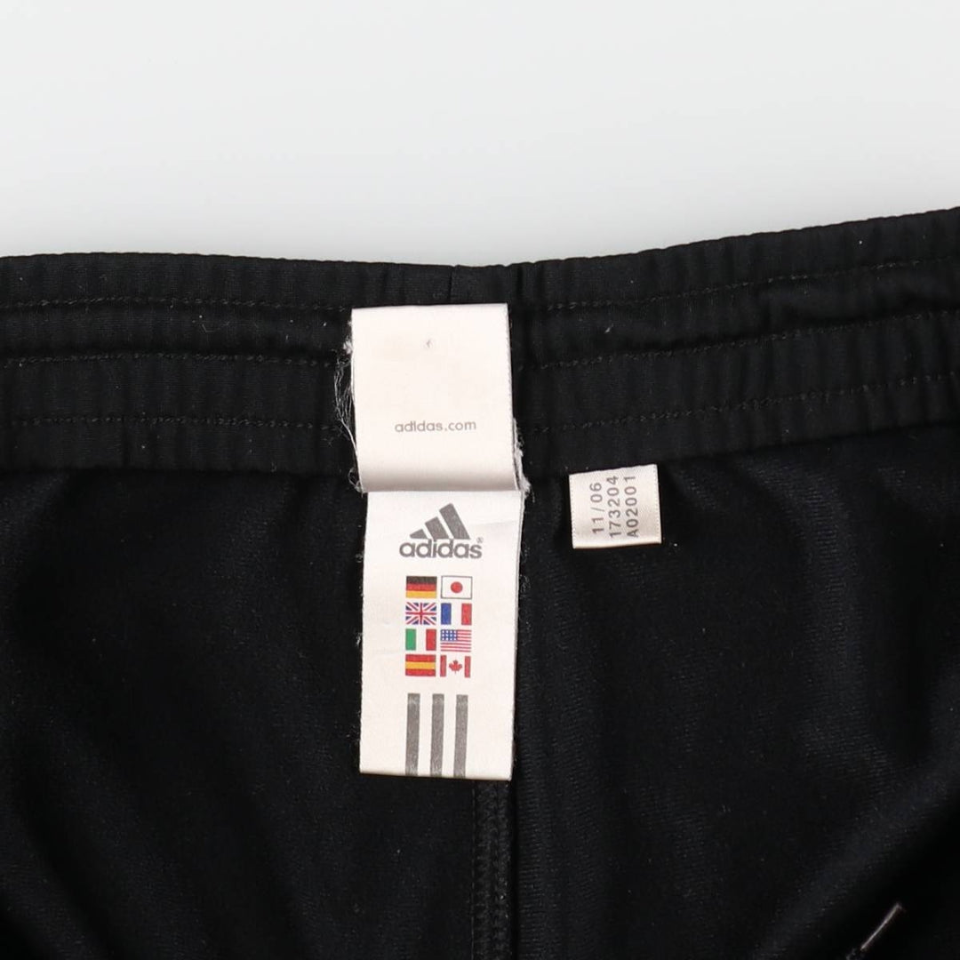 00'S adidas jersey pants track pants men's XL size polyester black type Vintage Second Hand