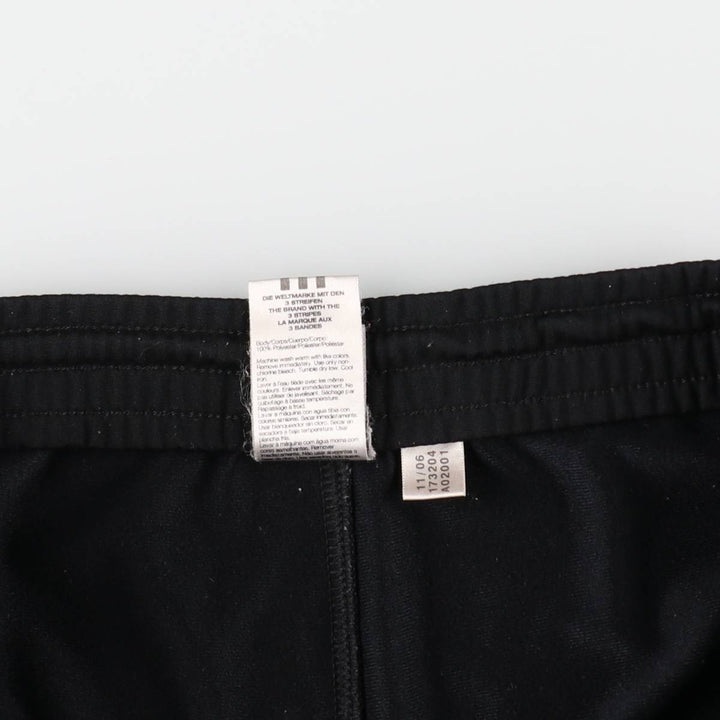 00'S adidas jersey pants track pants men's XL size polyester black type Vintage Second Hand