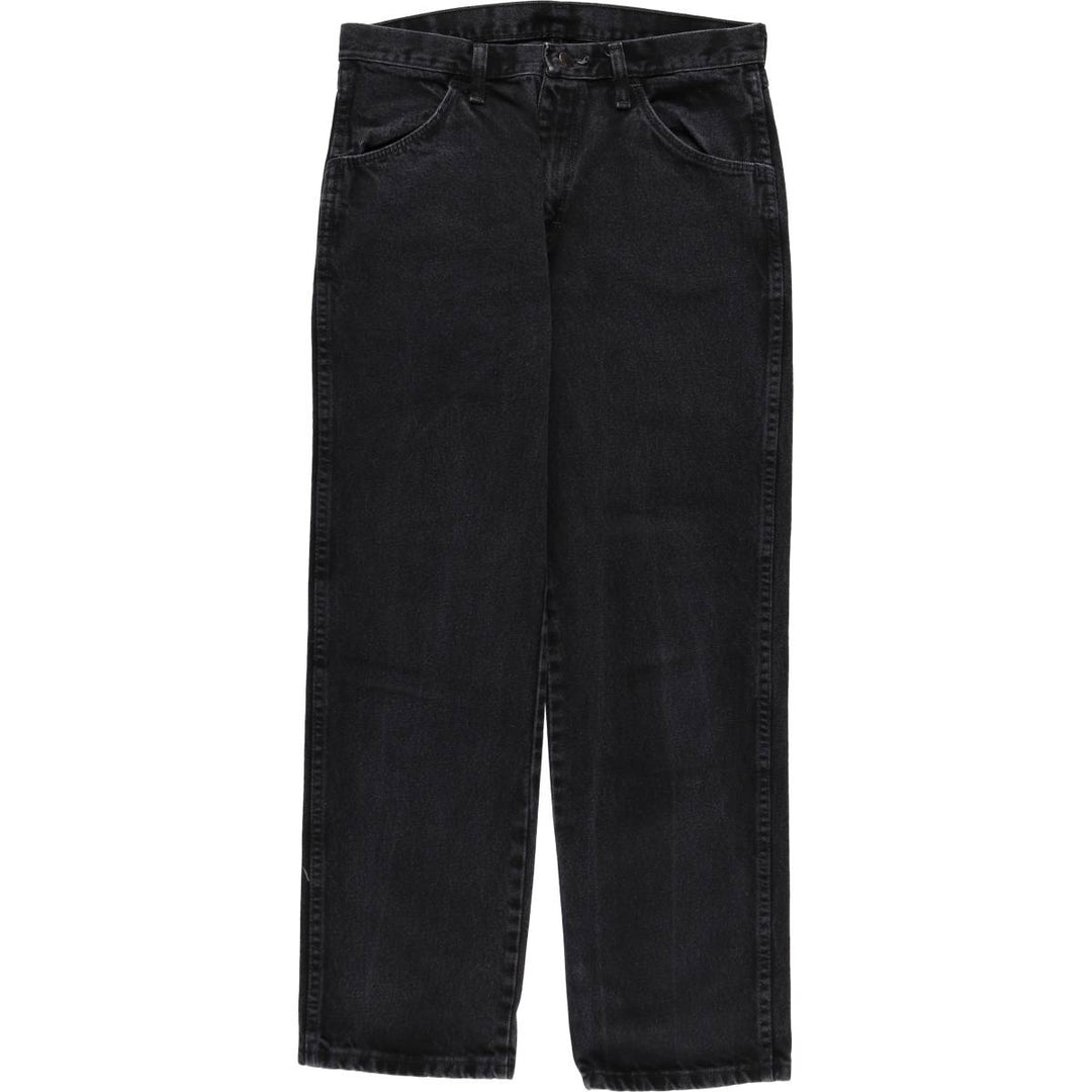RUSTLER Black Denim Tapered Denim Pants, Men's Size W32 cotton black type Vintage Second Hand