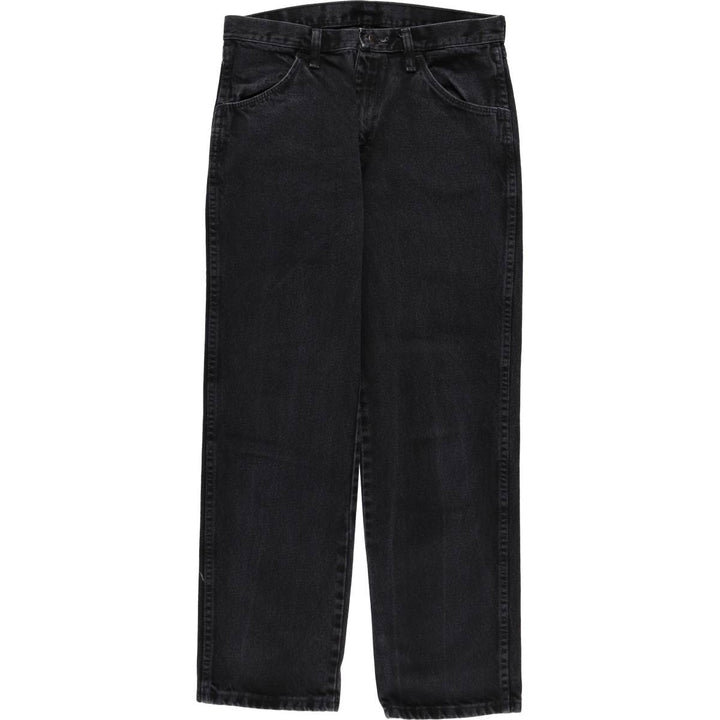 RUSTLER Black Denim Tapered Denim Pants, Men's Size W32 cotton black type Vintage Second Hand