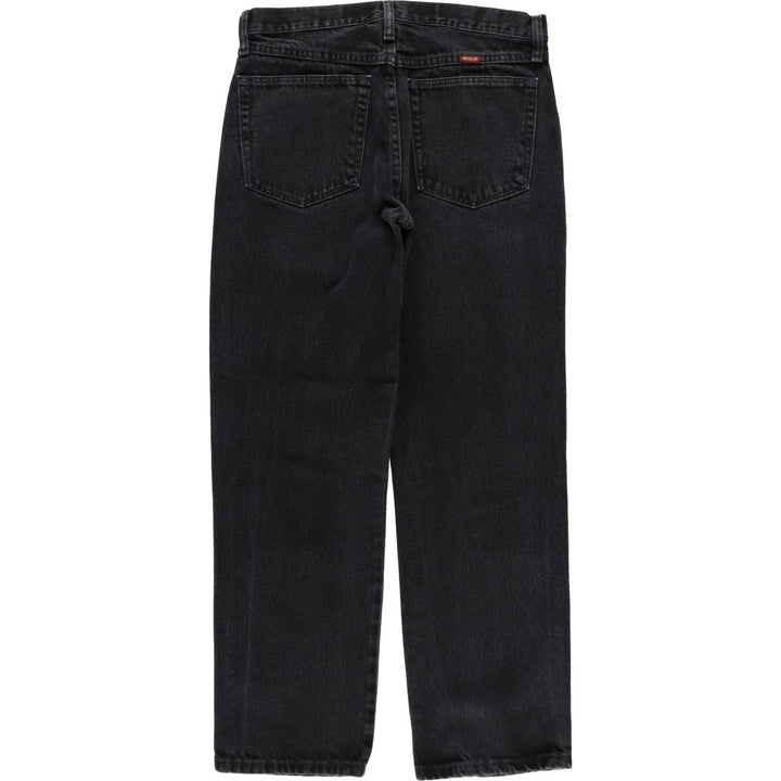 RUSTLER Black Denim Tapered Denim Pants, Men's Size W32 cotton black type Vintage Second Hand