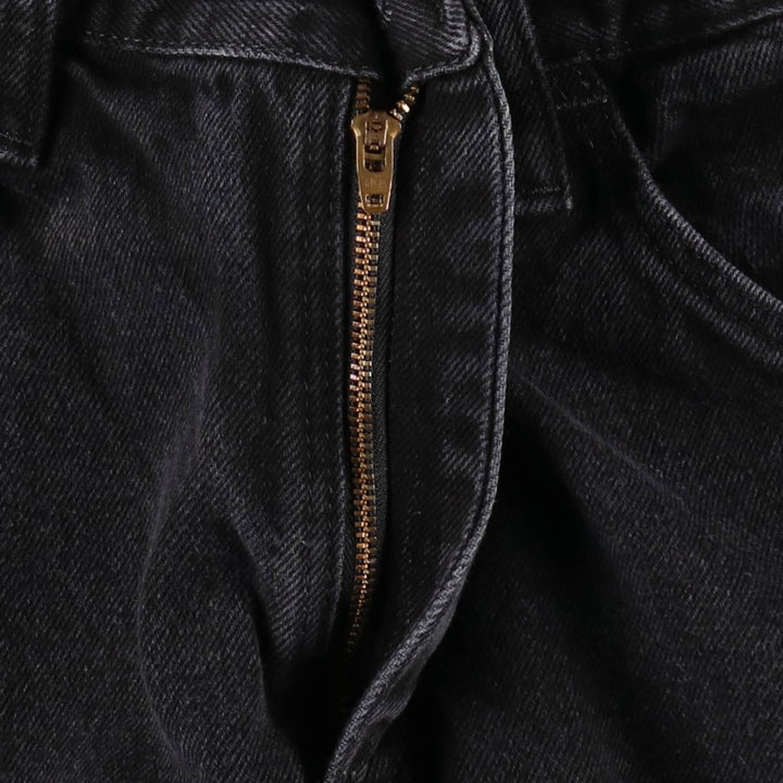 RUSTLER Black Denim Tapered Denim Pants, Men's Size W32 cotton black type Vintage Second Hand