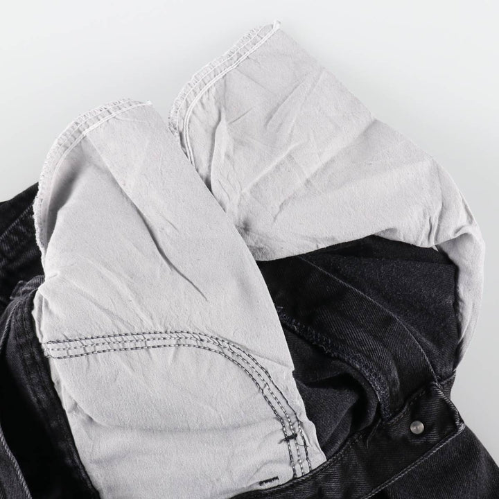 RUSTLER Black Denim Tapered Denim Pants, Men's Size W32 cotton black type Vintage Second Hand