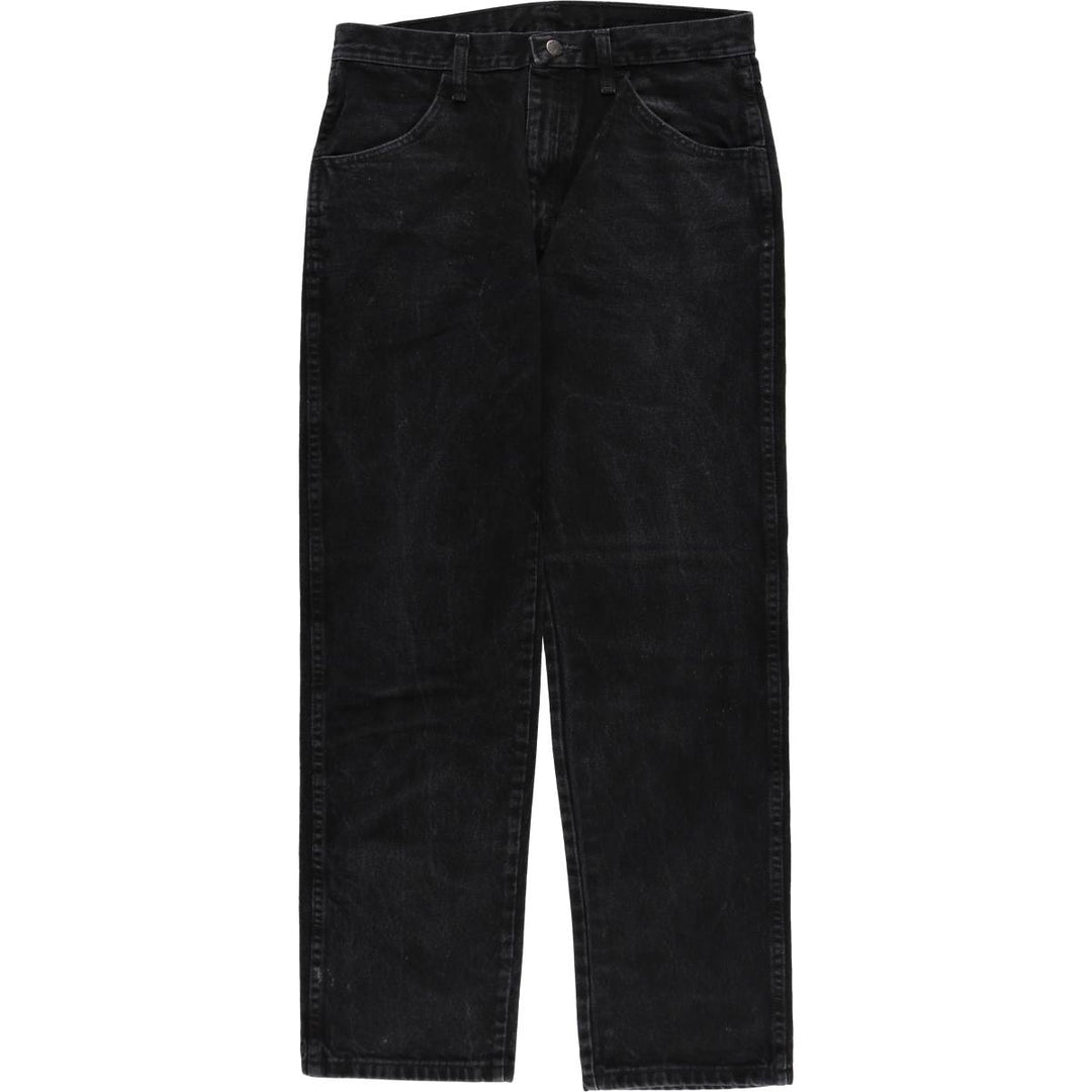 RUSTLER Black Denim Tapered Denim Pants, Men's Size W32 cotton black type Vintage Second Hand