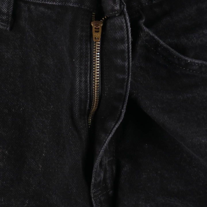 RUSTLER Black Denim Tapered Denim Pants, Men's Size W32 cotton black type Vintage Second Hand