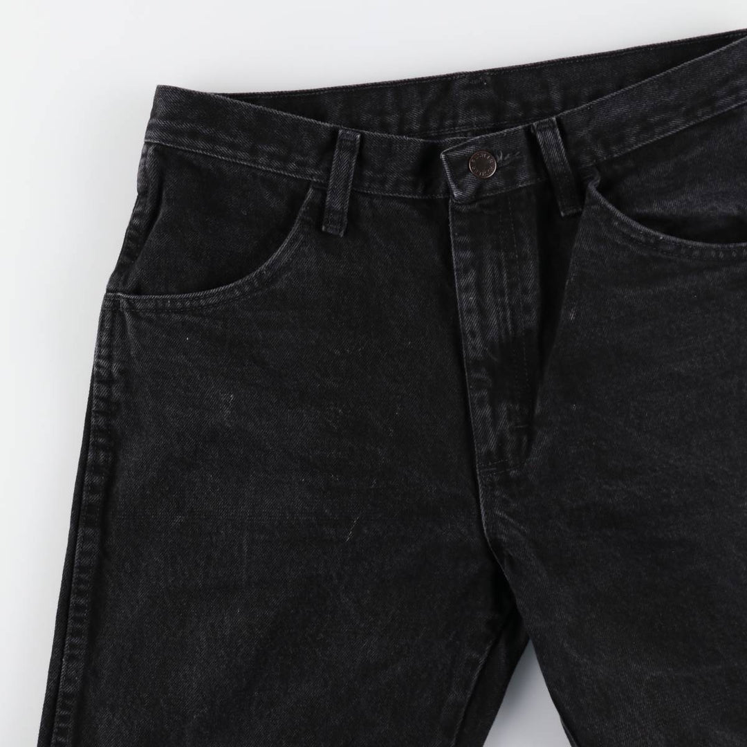 RUSTLER Black Denim Tapered Denim Pants, Men's Size W32 cotton black type Vintage Second Hand