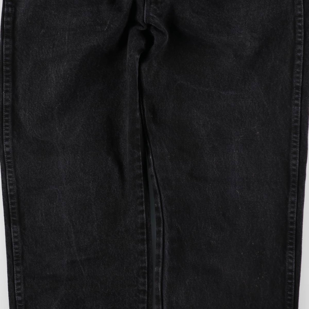 RUSTLER Black Denim Tapered Denim Pants, Men's Size W32 cotton black type Vintage Second Hand