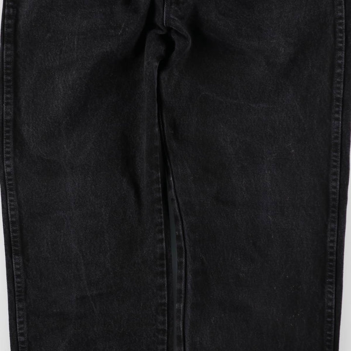 RUSTLER Black Denim Tapered Denim Pants, Men's Size W32 cotton black type Vintage Second Hand