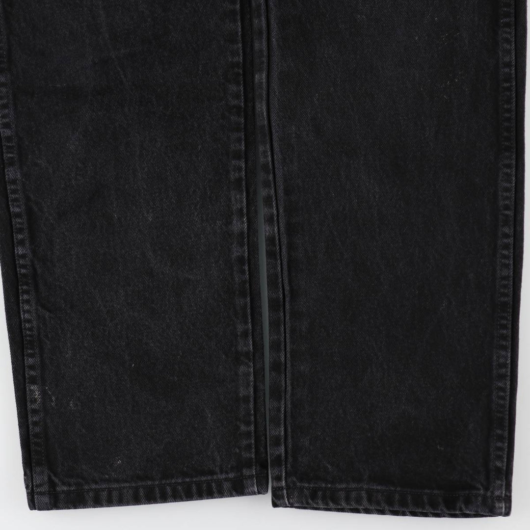 RUSTLER Black Denim Tapered Denim Pants, Men's Size W32 cotton black type Vintage Second Hand