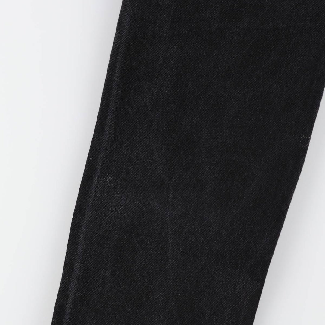 RUSTLER Black Denim Tapered Denim Pants, Men's Size W32 cotton black type Vintage Second Hand