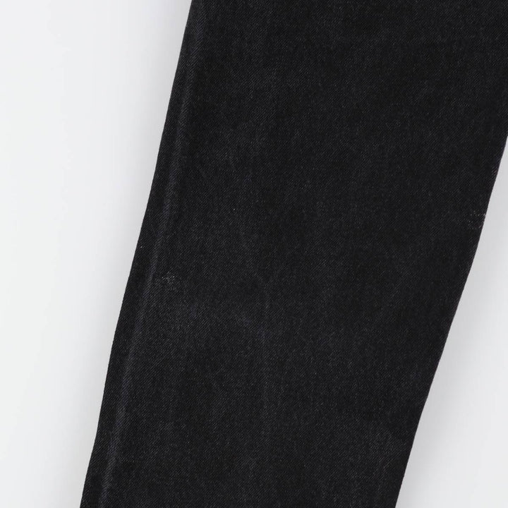 RUSTLER Black Denim Tapered Denim Pants, Men's Size W32 cotton black type Vintage Second Hand