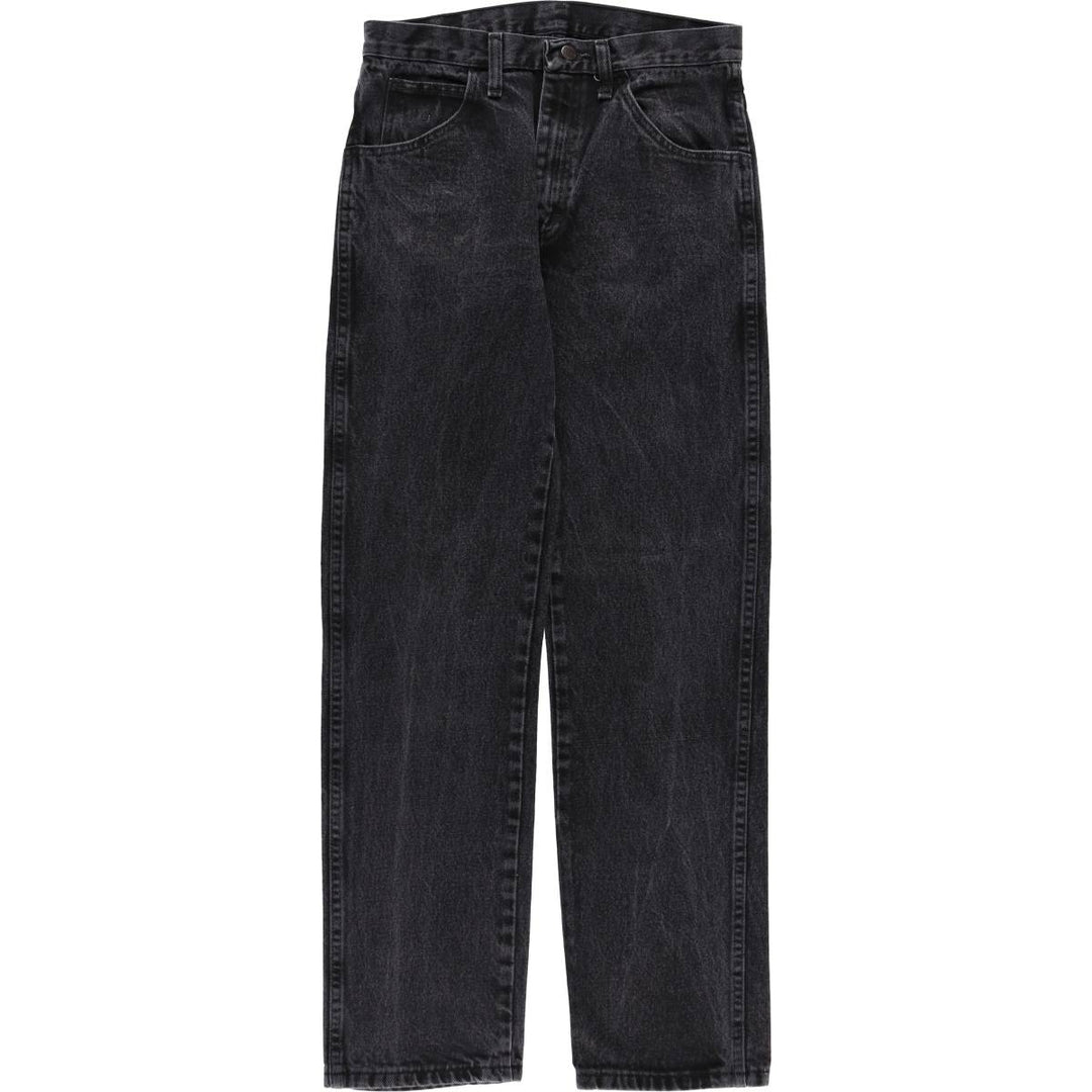 Rustler Black Denim Straight Denim Pants for Men, W30 equivalent cotton black type Vintage Second Hand