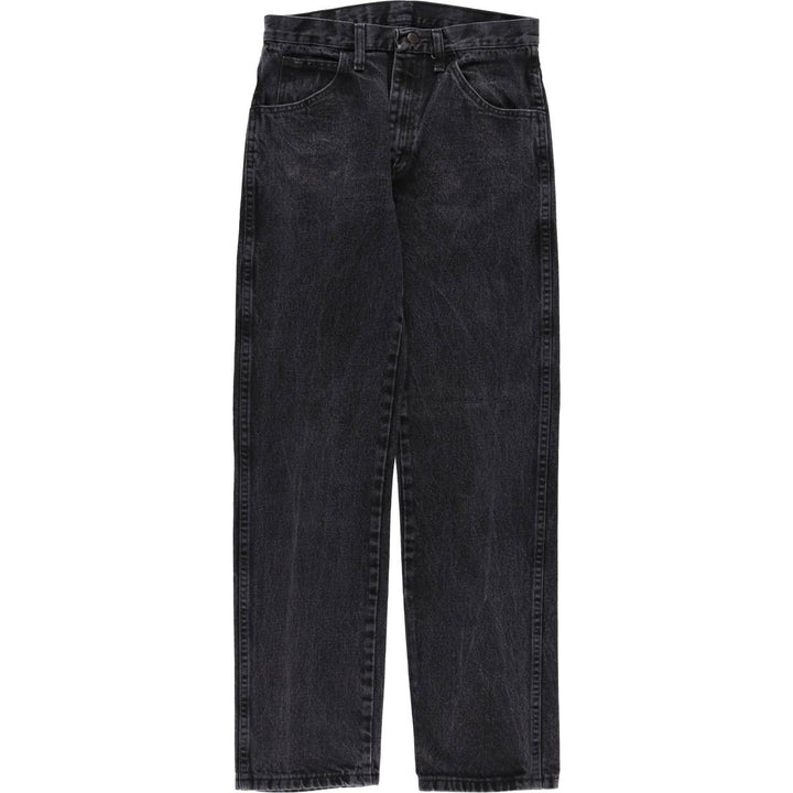 Rustler Black Denim Straight Denim Pants for Men, W30 equivalent cotton black type Vintage Second Hand
