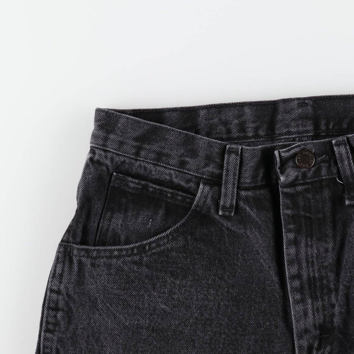 Rustler Black Denim Straight Denim Pants for Men, W30 equivalent cotton black type Vintage Second Hand