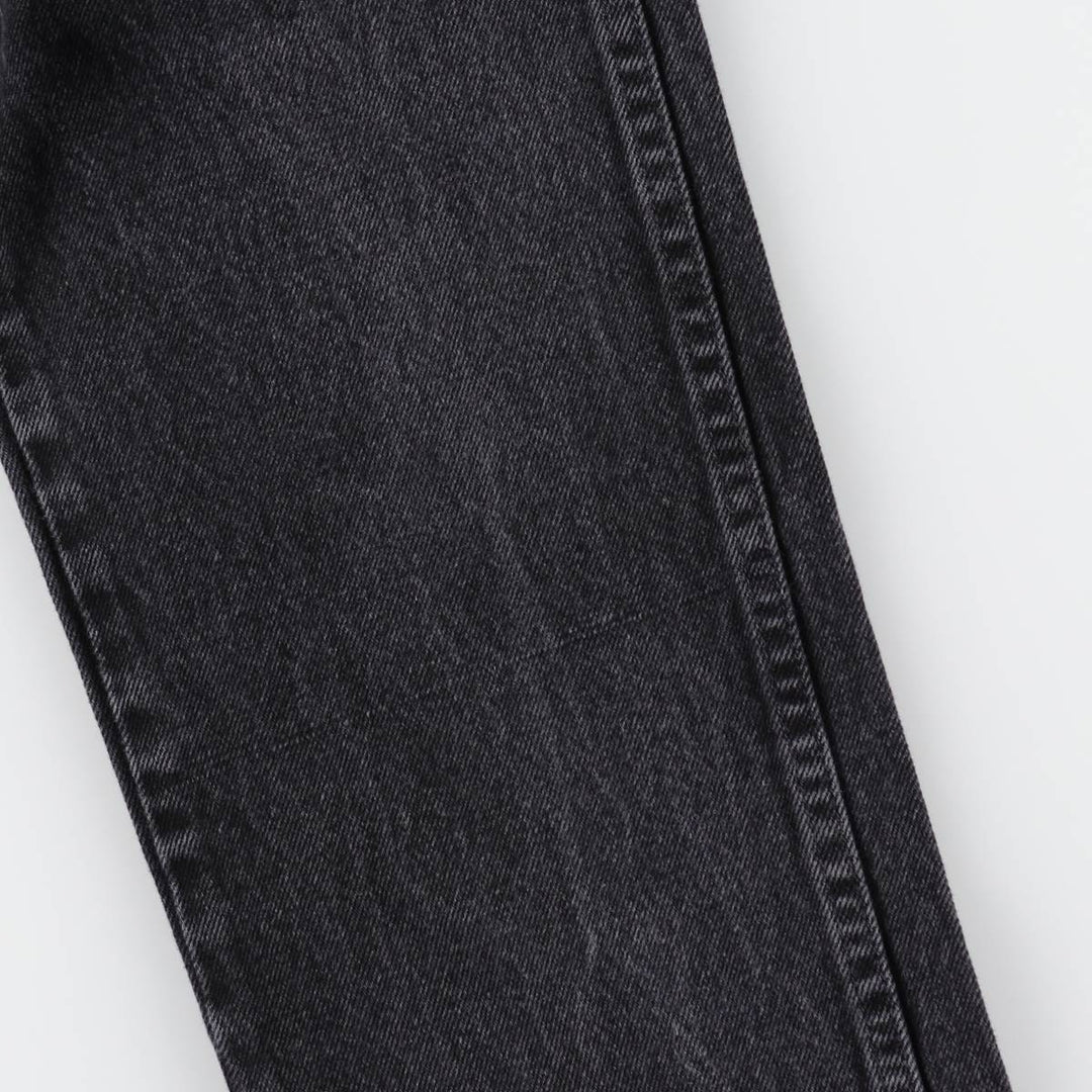 Rustler Black Denim Straight Denim Pants for Men, W30 equivalent cotton black type Vintage Second Hand